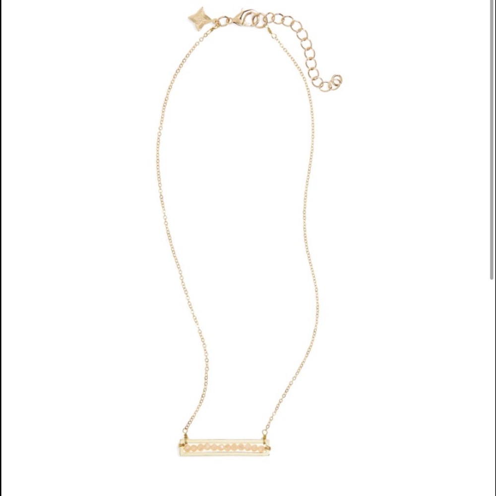 Panacea - crystal bar necklace